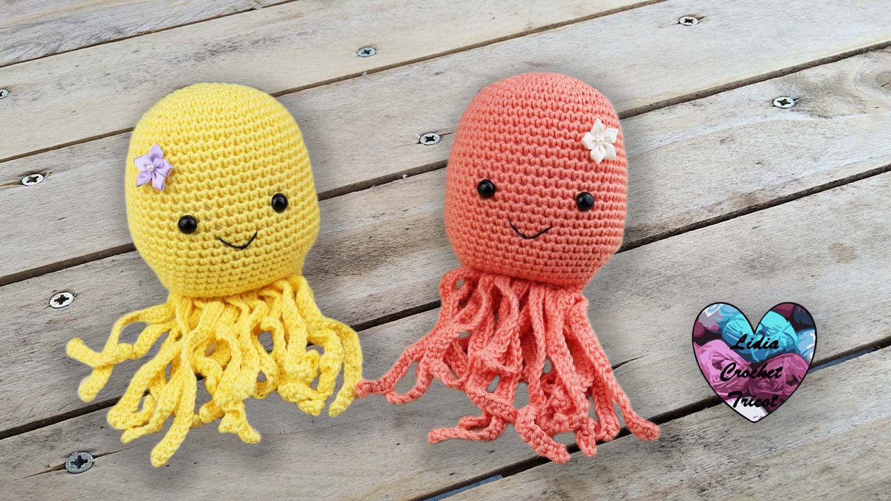 Poulpes Kawaii Tutoriel Au Crochet Pr sent Par Lidia Crochet Tricot