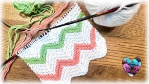 Point tricot Vagues Lidia Crochet Tricot