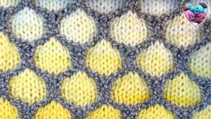 Point tricot Nid d'abeille Lidia Crochet Tricot