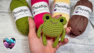Lidia Crochet Tricot Porte-clés Grenouille crochet Kawaii